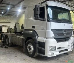 CONJUNTO CAVALO MERCEDES BENZ, MODELO AXOR 2544 6X2, ANO 2014 E CARRETA RANDON 2022 DE 30M³