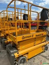 PLATAFORMA ELEVATÓRIA TESOURA HAULOTTE MODELO OPTIMUM 8 ANO 2011, COM 760 HORAS TRABALHADAS, 8 M