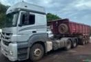 CONJUNTO CARRETA E CAVALO MERCEDES BENZ, MODELO AXOR 2536S 6X2, ANO 2019, 2º DONO, ROSSETTI 25M³