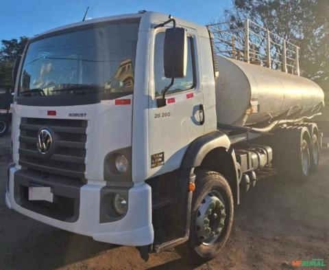 CAMINHÃO PIPA VOLKSWAGEN, 26.260 6X4 ROBUST, ANO 2021/2022, ÚNICO DONO, 20.000L, APENAS 11.000KMS Imagem CAMINHÃO PIPA VOLKSWAGEN, 26.260 6X4 ROBUST, ANO 2021/2022, ÚNICO DONO, 20.000L, APENAS 11.000KMS