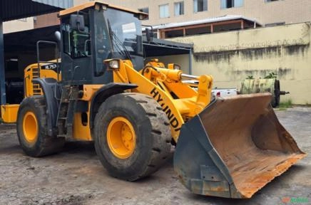 PÁ CARREGADEIRA HYUNDAI, MODELO HL757-9S, ANO 2020, NF DE ORIGEM, COM 16.199HS TRABALHADAS Imagem PÁ CARREGADEIRA HYUNDAI, MODELO HL757-9S, ANO 2020, NF DE ORIGEM, COM 16.199HS TRABALHADAS