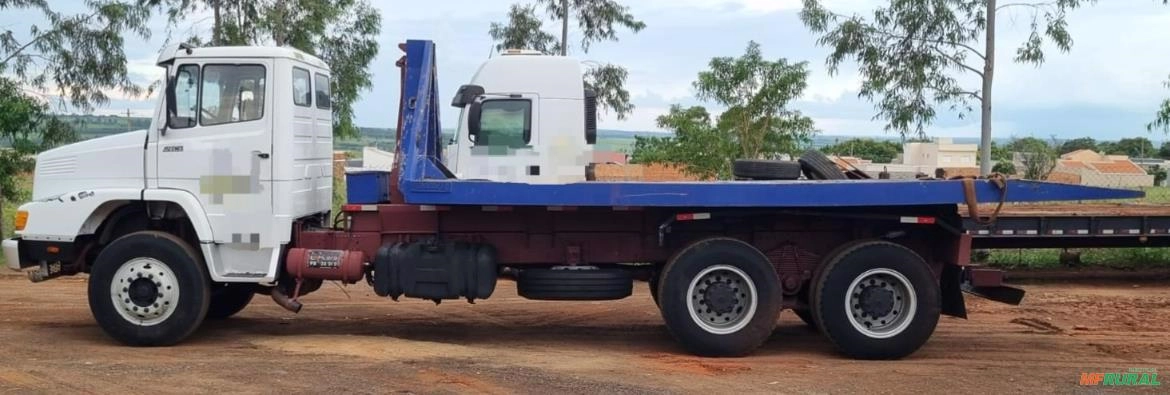 CAMINHÃO ROLL ON / OFF MERCEDES BENZ, LK2635 6X4, ANO 1995, ÚNICO DONO, COM PRANCHA E CAÇAMBA Imagem CAMINHÃO ROLL ON / OFF MERCEDES BENZ, LK2635 6X4, ANO 1995, ÚNICO DONO, COM PRANCHA E CAÇAMBA