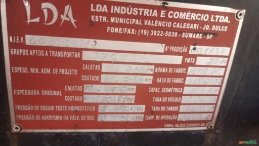 Imagem ESPARGIDOR DE ASFALTO LDA, CAPACIDADE 6.000L, ANO 2012, MONTADO SOB CHASSI FORD, F12.000, 1996 Imagem ESPARGIDOR DE ASFALTO LDA, CAPACIDADE 6.000L, ANO 2012, MONTADO SOB CHASSI FORD, F12.000, 1996