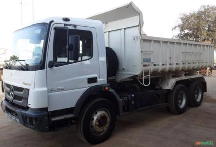 CAMINHÃO MERCEDES BENZ, ATEGO 2730 6X4, ANO 2021/2022, ÚNICO DONO, CAÇAMBA RODOTEC, 36.172KMS Imagem CAMINHÃO MERCEDES BENZ, ATEGO 2730 6X4, ANO 2021/2022, ÚNICO DONO, CAÇAMBA RODOTEC, 36.172KMS