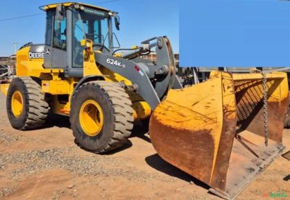 PÁ CARREGADEIRA JOHN DEERE, 624K II, ANO 2018, ÚNICO DONO, VERSÃO BAGAÇO DE CANA, 14.950HS Imagem PÁ CARREGADEIRA JOHN DEERE, 624K II, ANO 2018, ÚNICO DONO, VERSÃO BAGAÇO DE CANA, 14.950HS