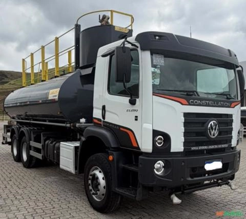 CAMINHÃO PIPA VOLKSWAGEN, 27-260 CRM 6X4, ANO 2024/2025, 30.000KMS, TANQUE LUBSERT 20.000L Imagem CAMINHÃO PIPA VOLKSWAGEN, 27-260 CRM 6X4, ANO 2024/2025, 30.000KMS, TANQUE LUBSERT 20.000L
