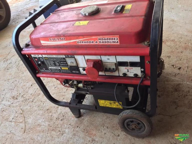 Gerador Nagano- 2016 A gasolina 6,25kva Imagem Gerador Nagano- 2016 A gasolina 6,25kva