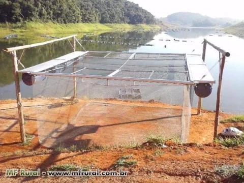 Tanque Rede de Alumínio para Criação de Peixe