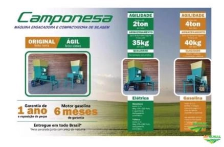 Máquina Enfardadora de Embalar e Compactar Silagem tem nome  :  CAMPONESA Imagem Máquina Enfardadora de Embalar e Compactar Silagem tem nome  :  CAMPONESA