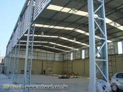 Fabricamos estrutura metalica para barracões galpões  - melhor preço do brasil