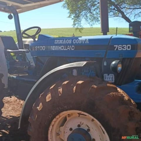 TRATOR NEW HOLLAND 7630 S100 ANO 1996 Imagem TRATOR NEW HOLLAND 7630 S100 ANO 1996