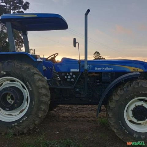 Trator New Holland 7630 Ano 2017 Imagem Trator New Holland 7630 Ano 2017