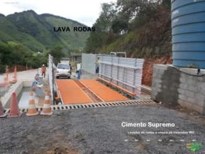 lavador de pneus e rodas para rejeitos de mineração