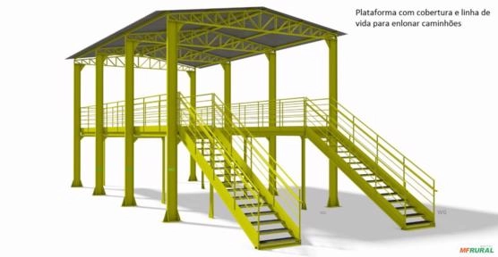 Plataforma de Acesso Para Caminhões Imagem Plataforma de Acesso Para Caminhões