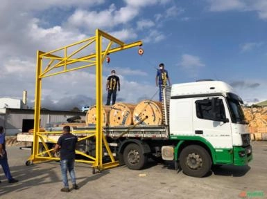 Linha de Vida Móvel Para Caminhão Imagem Linha de Vida Móvel Para Caminhão