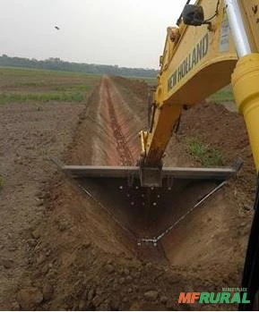 Caçamba Escavadeira Trapezoidal Vala para drenagens PC160 Komatsu