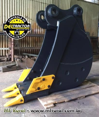 Caçamba/Concha de Vala para Escavadeiras de 20 Toneladas Imagem Caçamba/Concha de Vala para Escavadeiras de 20 Toneladas