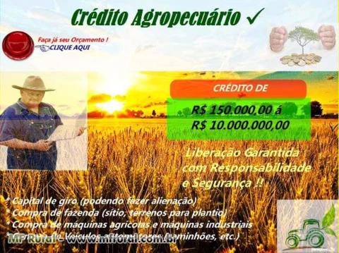 Credito rural e aporte capital com taxa de 0,11% ao mês