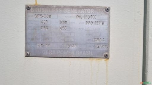 Imagem Grupo Gerador Motor Scânia 500kva Imagem Grupo Gerador Motor Scânia 500kva