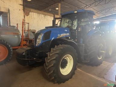 Trator New Holland T7 205 ano 2021 gabini original com munitor Com 4 pneus novos Único dono proto Imagem Trator New Holland T7 205 ano 2021 gabini original com munitor Com 4 pneus novos Único dono proto