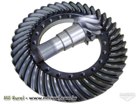 Coroa e Pinhão Engrenagem Peças para Transmissão Peças para Trator e Máquina Imagem Coroa e Pinhão Engrenagem Peças para Transmissão Peças para Trator e Máquina