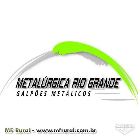 GALPÕES METÁLICOS - METALÚRGICA RIO GRANDE -R$ 109,00M2 COM MONTAGEM INCLUSO -