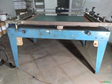 Imagem Mesa de Serigrafia De Impressão em papel manual Imagem Mesa de Serigrafia De Impressão em papel manual