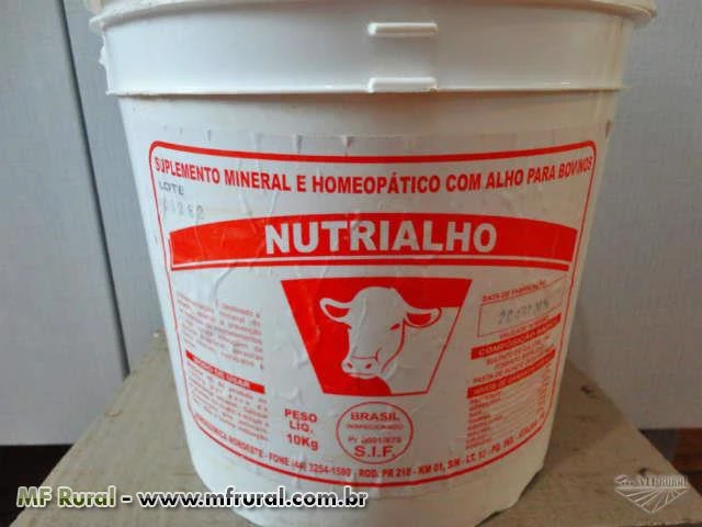 Suplemento Mineral e Homeopático NUTRIALHO