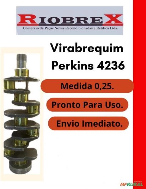 Virabrequim Perkins 4236 Imagem Virabrequim Perkins 4236