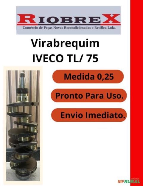 Virabrequim IVECO TL/ 75 Imagem Virabrequim IVECO TL/ 75