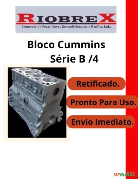 Bloco Cummins Série B/4 Imagem Bloco Cummins Série B/4
