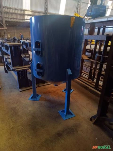 Reservatório de granalha e areia para jato de areia Imagem Reservatório de granalha e areia para jato de areia