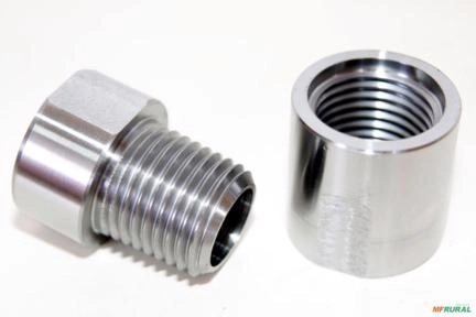 Ponteira p Haste Perfuratriz 1 1/2 Polegada tubos 48,50mm Rosca Cônica Imagem Ponteira p Haste Perfuratriz 1 1/2 Polegada tubos 48,50mm Rosca Cônica