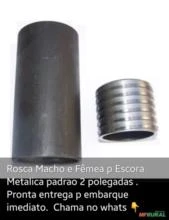Rosca Macho e Fêmea p Escora Metalica padrao 2.polegadas  kit c 20
