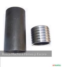 Rosca p escora metálica Padrão  2 polegadas kit diversos