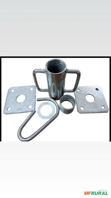 Kit p Escora Metálica Padrão 2 polegadas ( tubos de 50,8 mm ) kit c 150 pç Imagem Kit p Escora Metálica Padrão 2 polegadas ( tubos de 50,8 mm ) kit c 150 pç