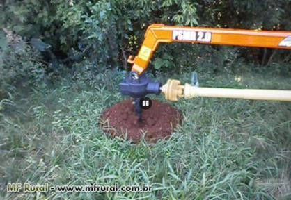 Imagem Perfurador de Solo para trator Imagem Perfurador de Solo para trator