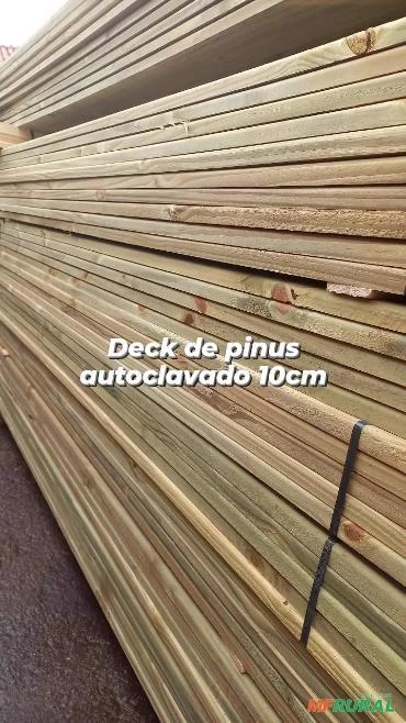 DECK DE PINUS AUTOCLAVADO - DIRETO DA FÁBRICA