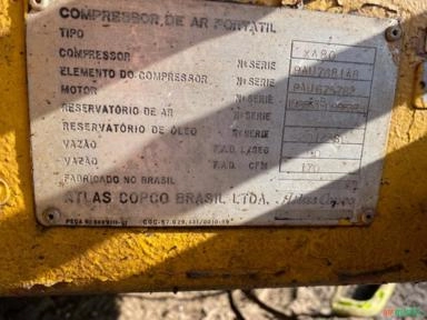 Imagem COMPRESSOR A DIESEL ( ATLAS COPCO ) Imagem COMPRESSOR A DIESEL ( ATLAS COPCO )
