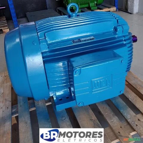 Motor Elétrico WEG W21 125cv 2 polos 3500 rpm 220/380/440v - recondicionados