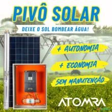 PIVÔ DE IRRIGAÇÃO SOLAR