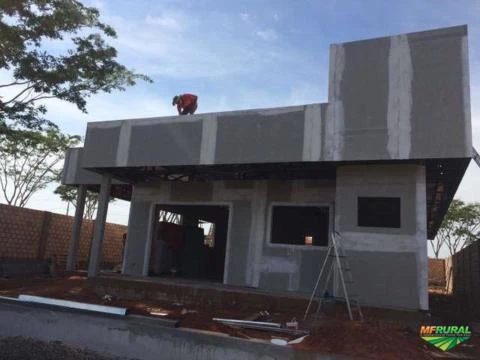 Casa popular 54m2, a sede de fazenda em Steel frame