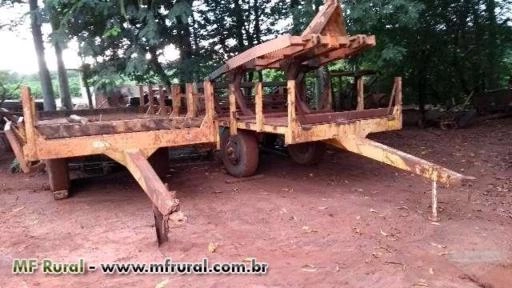 Carreta de Plantio Cana 2 Eixos Imagem Carreta de Plantio Cana 2 Eixos