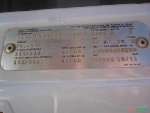 Imagem VW 26-260 Comboio Lubrif. Abast. Gascom Imagem VW 26-260 Comboio Lubrif. Abast. Gascom