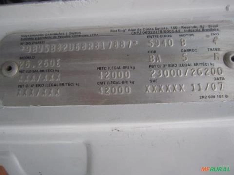 Imagem VW 26260 Tanque Pipa Bombeiro Imagem VW 26260 Tanque Pipa Bombeiro