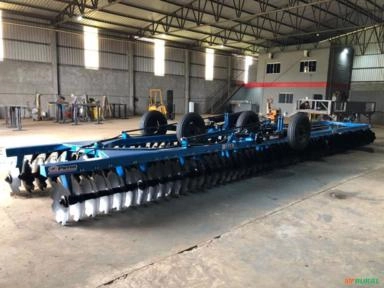 Grade Niveladora Flutuante Com Transporte Acionado No Pistão 124x24x192 Espaçamento Imagem Grade Niveladora Flutuante Com Transporte Acionado No Pistão 124x24x192 Espaçamento