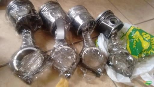 jogo de pistao e bielas iveco 35s14 3.016v biturbo Imagem jogo de pistao e bielas iveco 35s14 3.016v biturbo