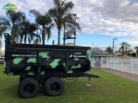 Carreta Basculante Agrícola de Alta Flutuação CBTEC 8000 BRUTUS