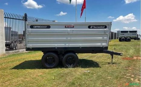 Imagem Carreta Agricola Basculante Hidr. Cbtec 6.000 F Lateral Movel Rt Com Pneus 7.50X16 Tecmesteel Imagem Carreta Agricola Basculante Hidr. Cbtec 6.000 F Lateral Movel Rt Com Pneus 7.50X16 Tecmesteel