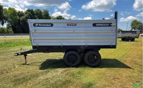 Imagem Carreta Agricola Basculante Hidr. Cbtec 6.000 F Lateral Movel Rt Com Pneus 7.50X16 Tecmesteel Imagem Carreta Agricola Basculante Hidr. Cbtec 6.000 F Lateral Movel Rt Com Pneus 7.50X16 Tecmesteel